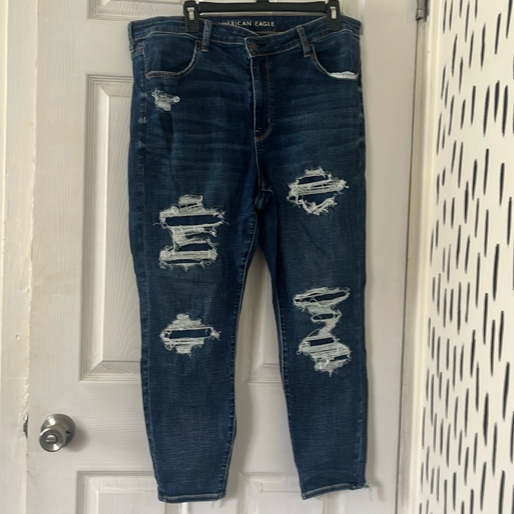 American Eagle high rise jeggings.